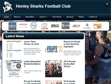 Tablet Screenshot of henleysharks.com.au